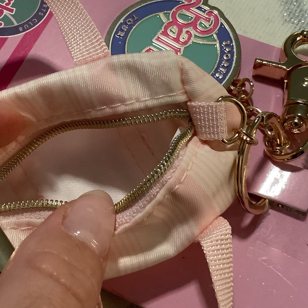 Barbie Sports Club Tour Light Pink duffel bag Keychain/bagcharm - Picture 2 of 2
